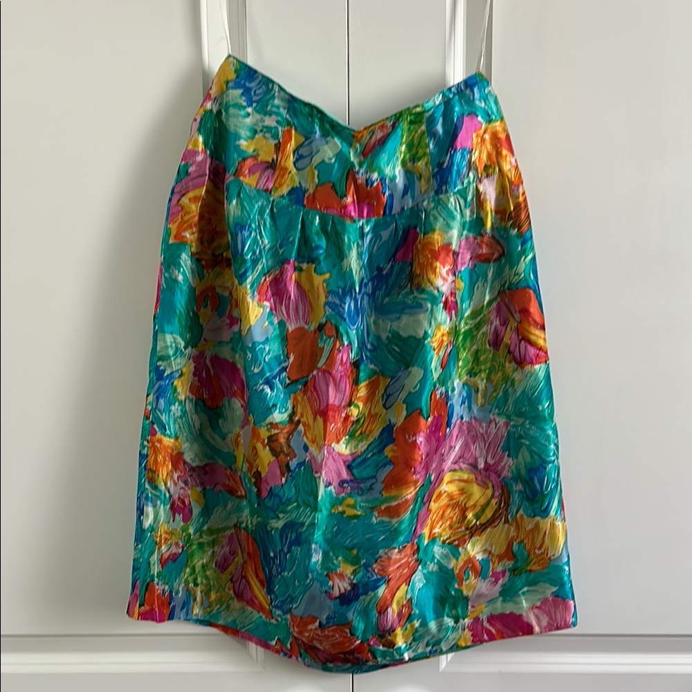 Anne Crimmins for UMI collections Vintage floral Skirt